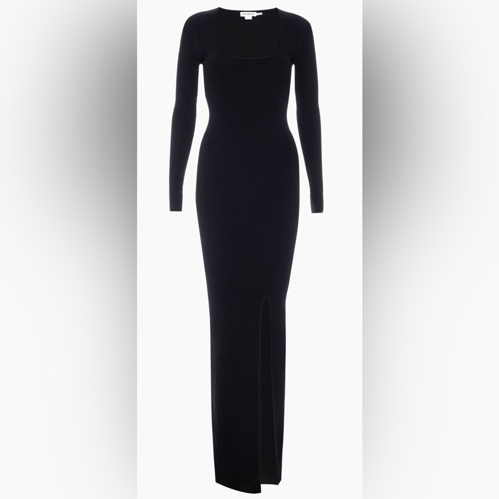 Good American Black Long Sleeve Dress